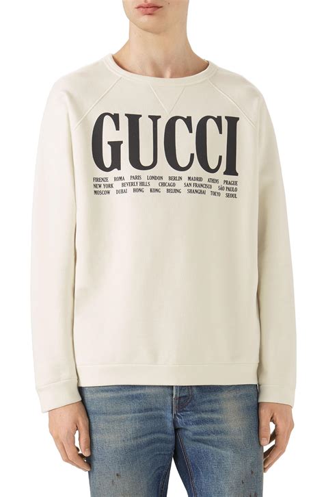 gucci cities cotton sweatshirt replica|authentic gucci tag.